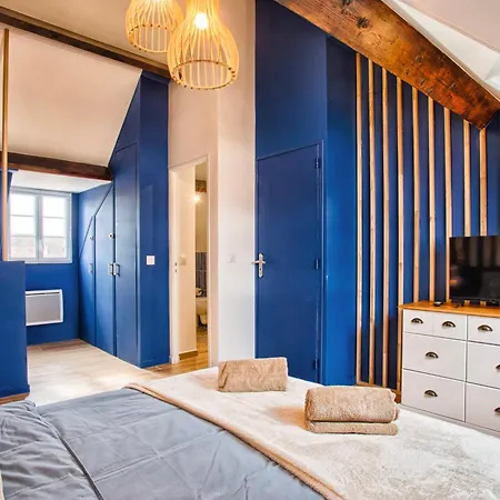 Apartment L'escale Bleue Cozy Et Balneo, Village Et *